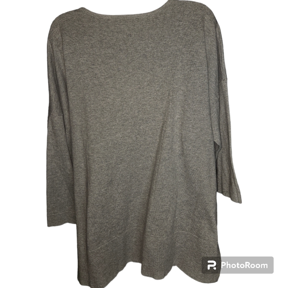 Martha Stewart Quarter Length Sweater Top - Picture 2 of 2